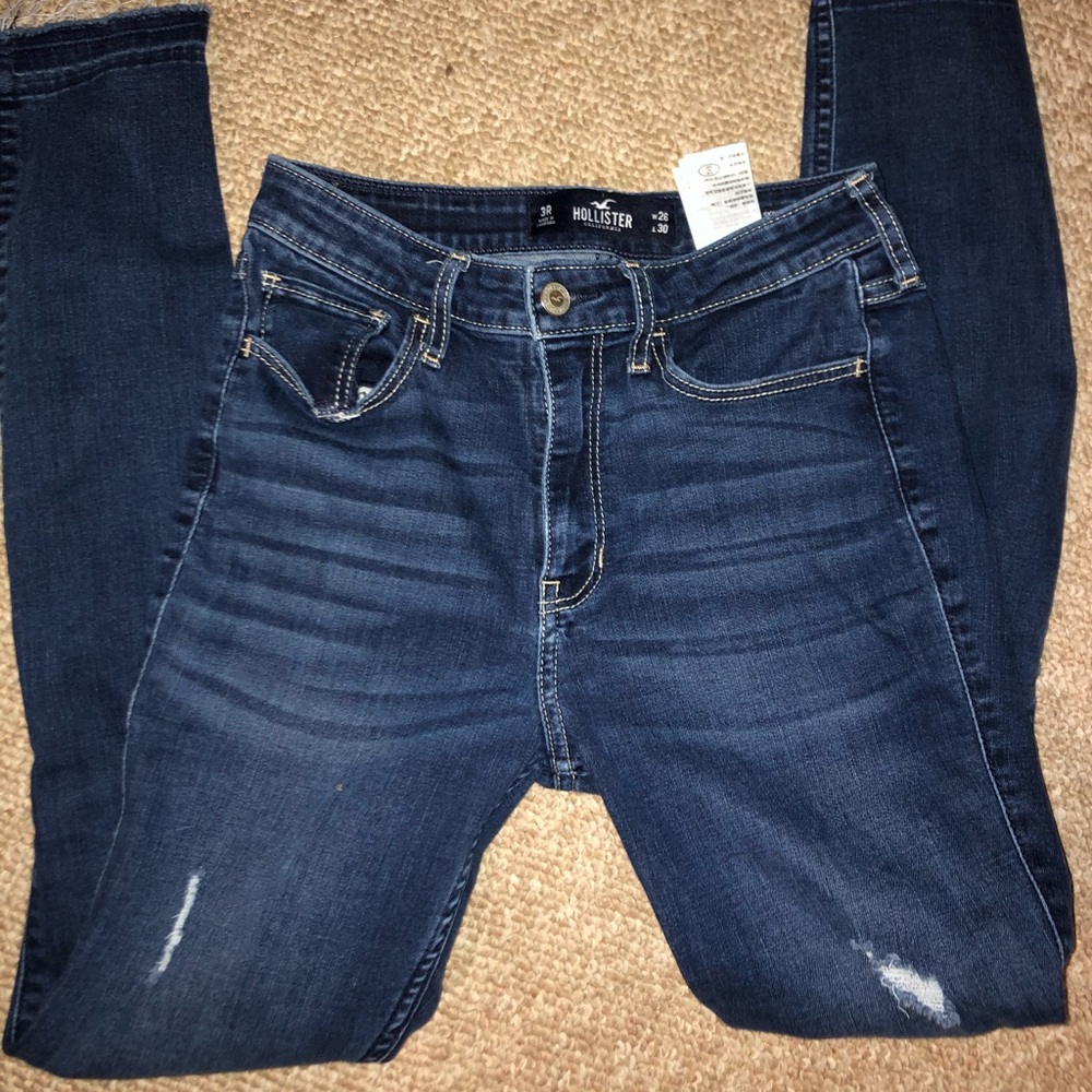 Hollister ripped jeans